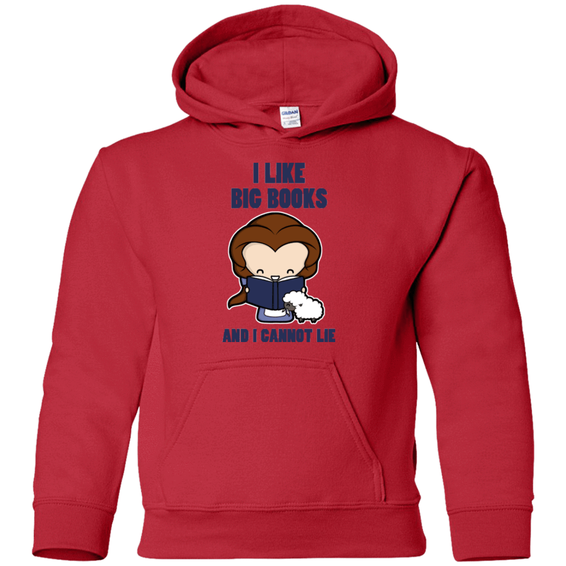 Sweatshirts Red / YS I Like Big Books Youth Hoodie