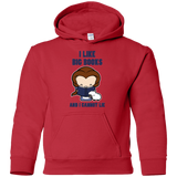 Sweatshirts Red / YS I Like Big Books Youth Hoodie
