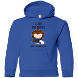 Sweatshirts Royal / YS I Like Big Books Youth Hoodie