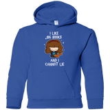 Sweatshirts Royal / YS I Like Big Books Youth Hoodie