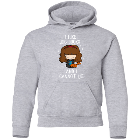 Sweatshirts Sport Grey / YS I Like Big Books Youth Hoodie