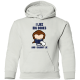 Sweatshirts White / YS I Like Big Books Youth Hoodie