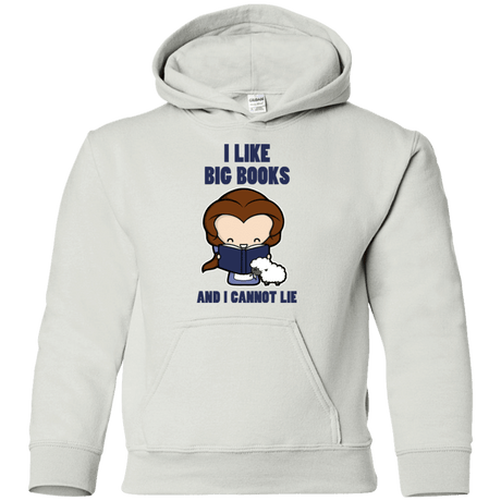 Sweatshirts White / YS I Like Big Books Youth Hoodie
