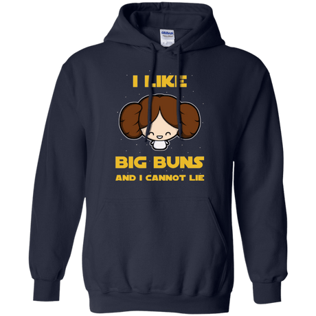 Sweatshirts Navy / Small I Like Big Buns Pullover Hoodie