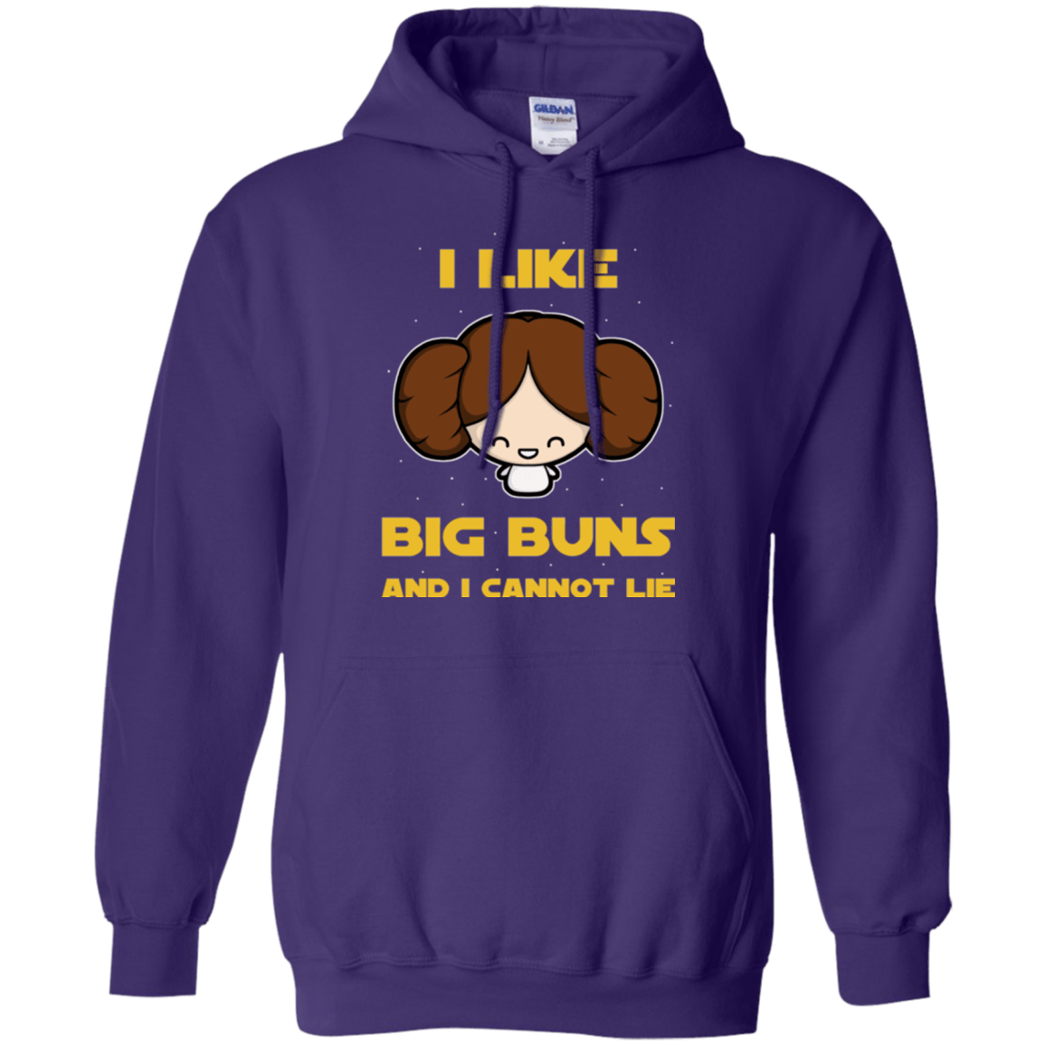Sweatshirts Purple / Small I Like Big Buns Pullover Hoodie