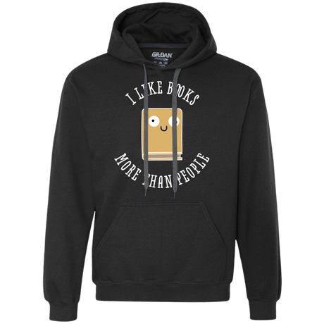 Sweatshirts Black / S I Like Books Premium Fleece Hoodie