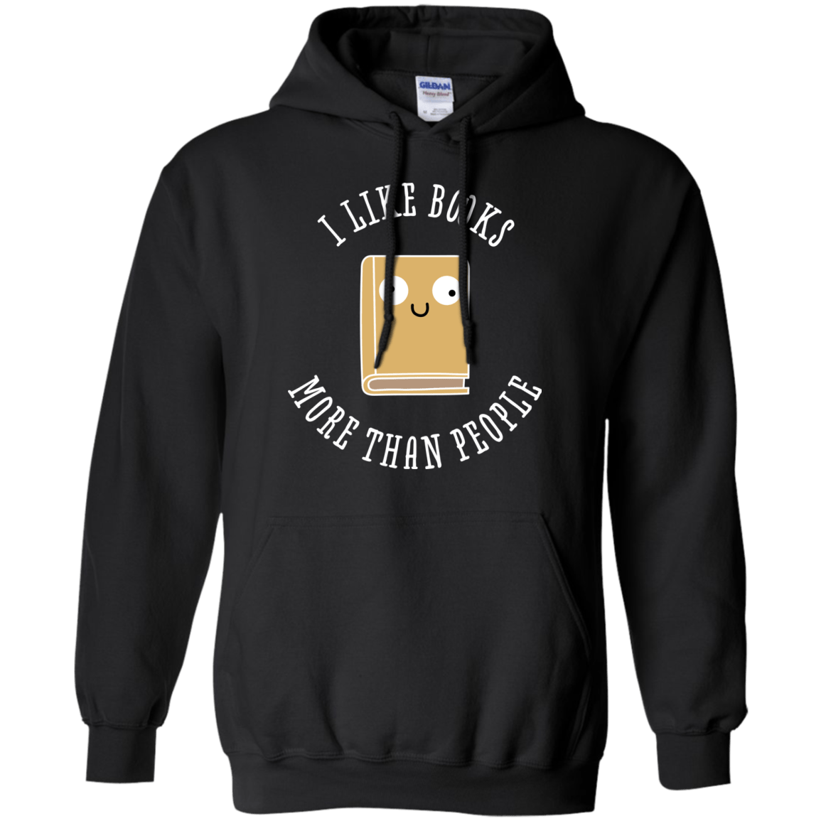 Sweatshirts Black / S I Like Books Pullover Hoodie