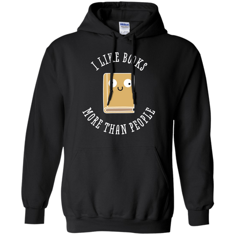 Sweatshirts Black / S I Like Books Pullover Hoodie