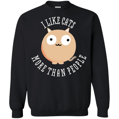 Sweatshirts Black / S I Like Cats Crewneck Sweatshirt