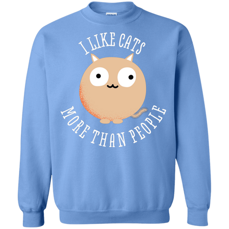 Sweatshirts Carolina Blue / S I Like Cats Crewneck Sweatshirt