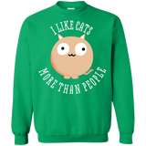 Sweatshirts Irish Green / S I Like Cats Crewneck Sweatshirt