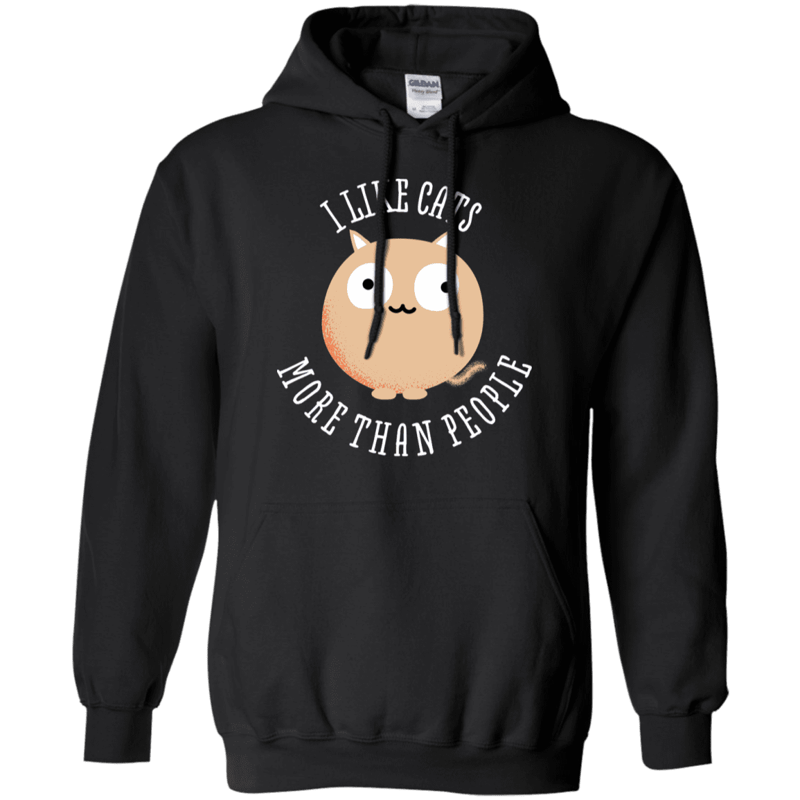 Sweatshirts Black / S I Like Cats Pullover Hoodie