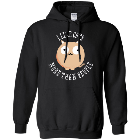 Sweatshirts Black / S I Like Cats Pullover Hoodie