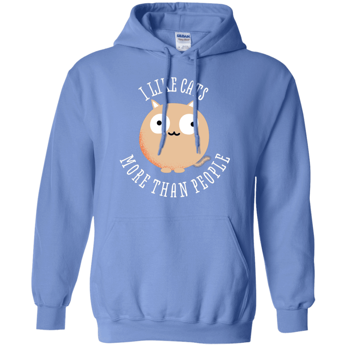 Sweatshirts Carolina Blue / S I Like Cats Pullover Hoodie