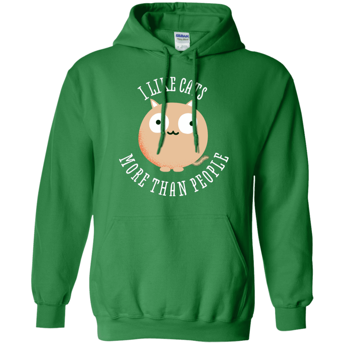 Sweatshirts Irish Green / S I Like Cats Pullover Hoodie