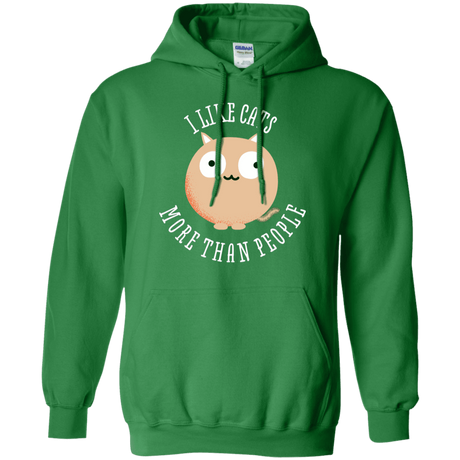 Sweatshirts Irish Green / S I Like Cats Pullover Hoodie