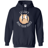 Sweatshirts Navy / S I Like Cats Pullover Hoodie