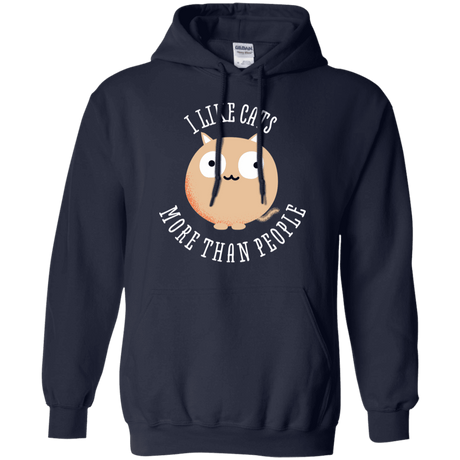 Sweatshirts Navy / S I Like Cats Pullover Hoodie