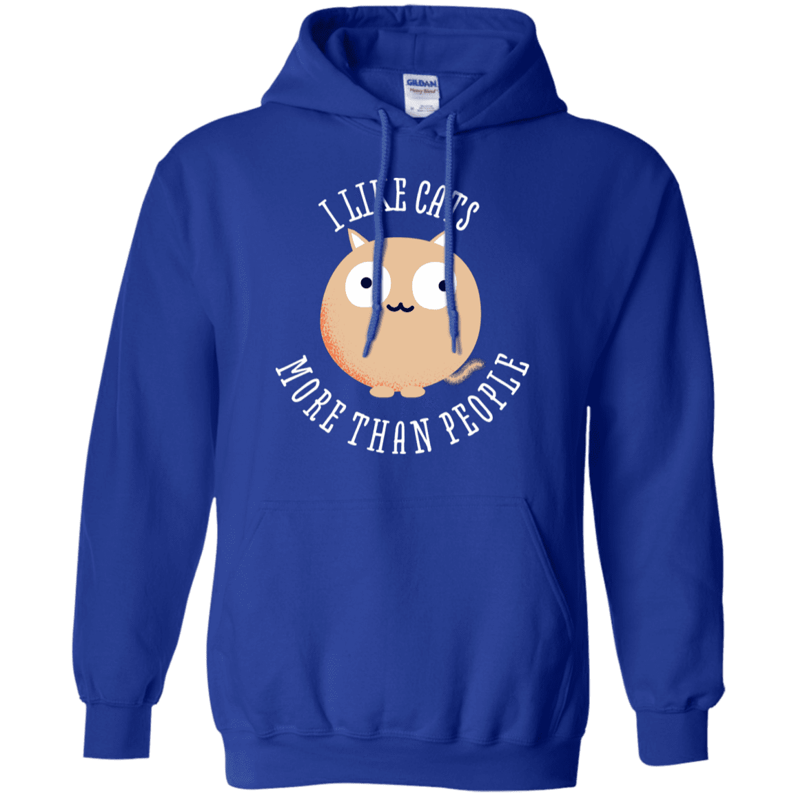 Sweatshirts Royal / S I Like Cats Pullover Hoodie