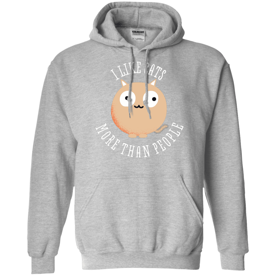 Sweatshirts Sport Grey / S I Like Cats Pullover Hoodie