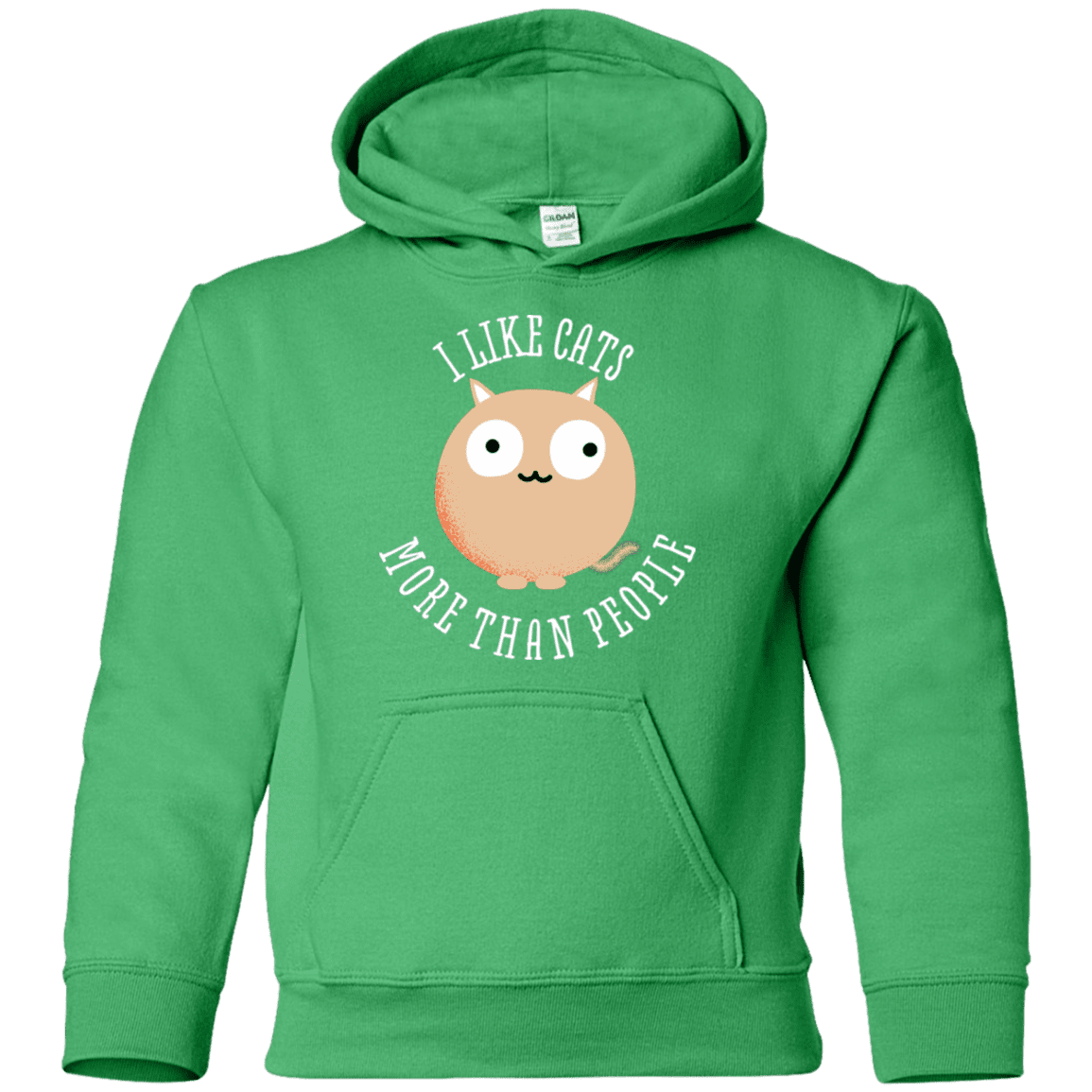 Sweatshirts Irish Green / YS I Like Cats Youth Hoodie