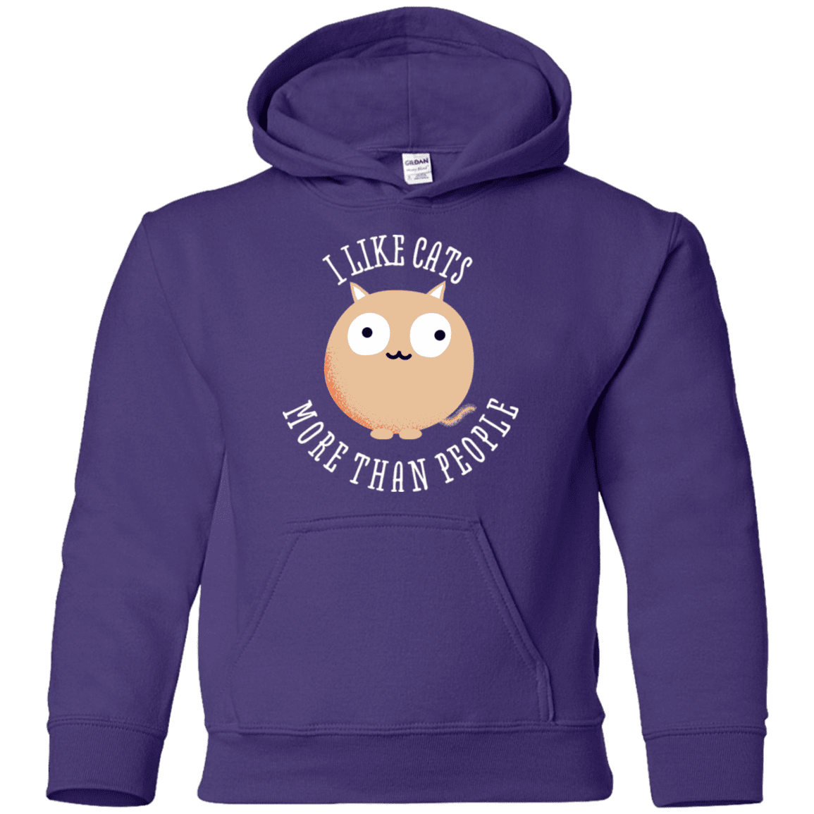 Sweatshirts Purple / YS I Like Cats Youth Hoodie