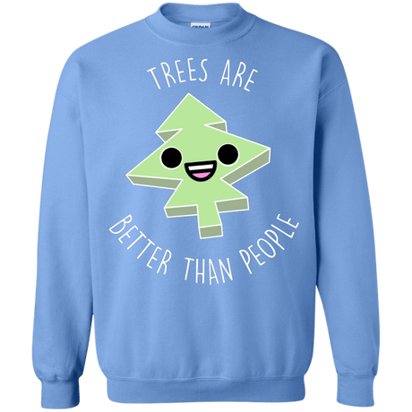 Sweatshirts Carolina Blue / S I Like Trees Crewneck Sweatshirt