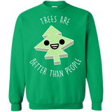 Sweatshirts Irish Green / S I Like Trees Crewneck Sweatshirt