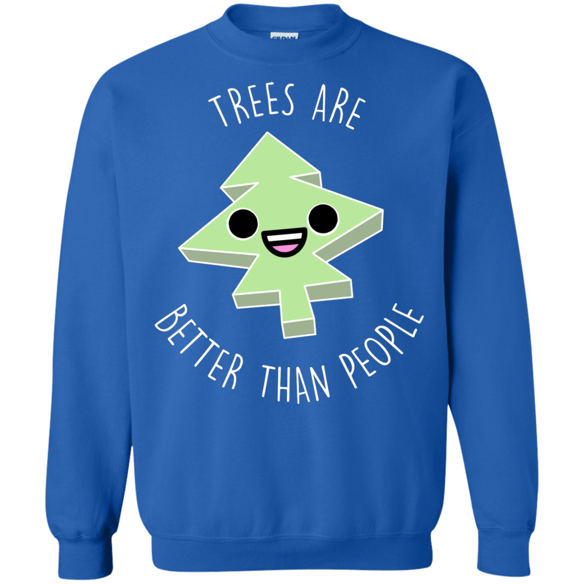 Sweatshirts Royal / S I Like Trees Crewneck Sweatshirt