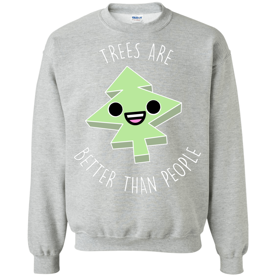 Sweatshirts Sport Grey / S I Like Trees Crewneck Sweatshirt