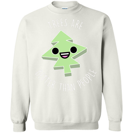 Sweatshirts White / S I Like Trees Crewneck Sweatshirt