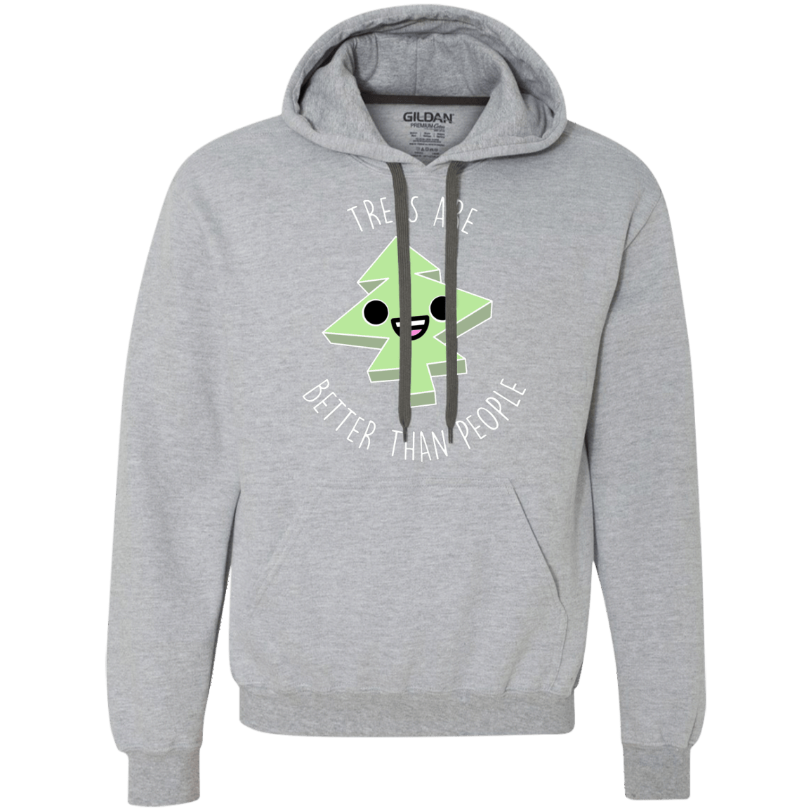 Sweatshirts Sport Grey / S I Like Trees Premium Fleece Hoodie