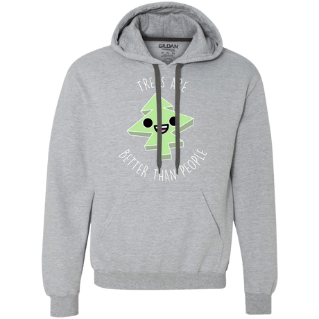 Sweatshirts Sport Grey / S I Like Trees Premium Fleece Hoodie