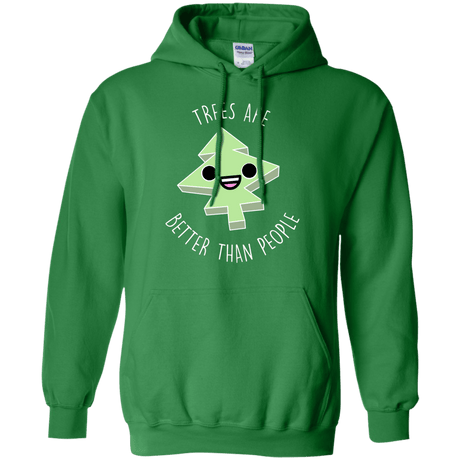 Sweatshirts Irish Green / S I Like Trees Pullover Hoodie