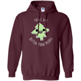 Sweatshirts Maroon / S I Like Trees Pullover Hoodie