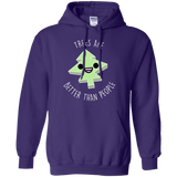 Sweatshirts Purple / S I Like Trees Pullover Hoodie
