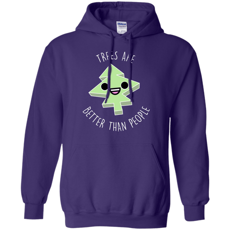 Sweatshirts Purple / S I Like Trees Pullover Hoodie