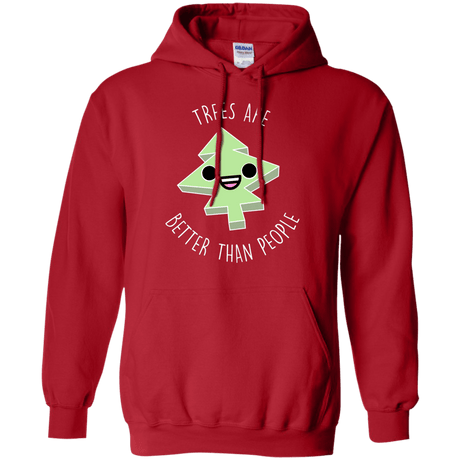 Sweatshirts Red / S I Like Trees Pullover Hoodie