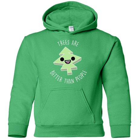 Sweatshirts Irish Green / YS I Like Trees Youth Hoodie