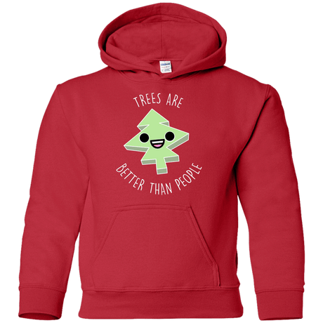 Sweatshirts Red / YS I Like Trees Youth Hoodie
