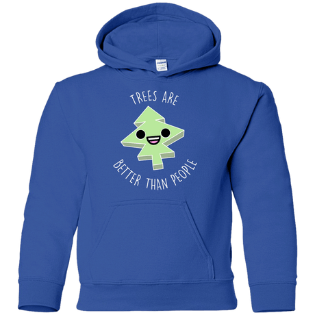 Sweatshirts Royal / YS I Like Trees Youth Hoodie