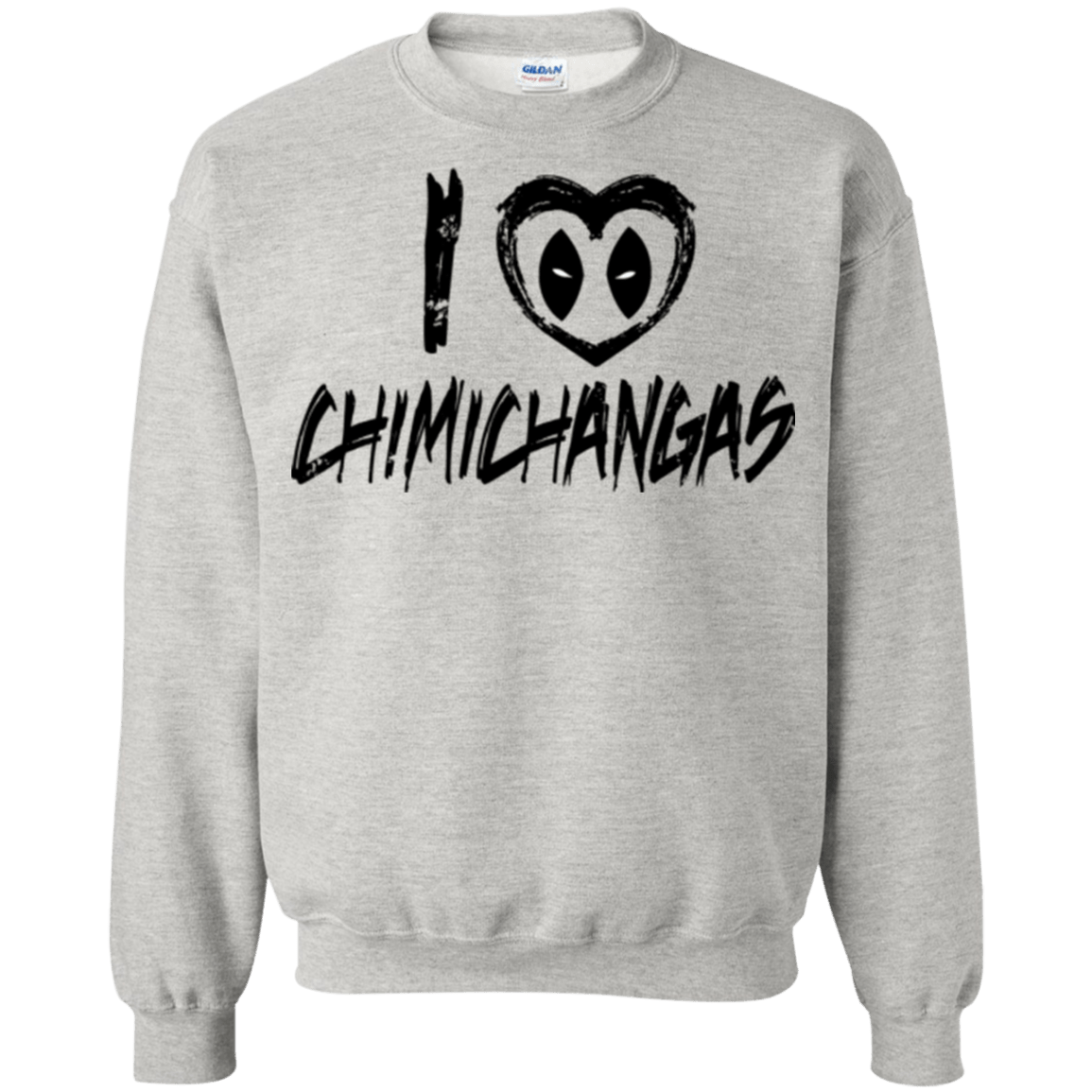 Sweatshirts Ash / Small I Love Chimichangas Crewneck Sweatshirt