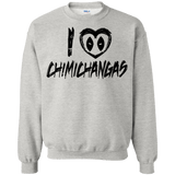 Sweatshirts Ash / Small I Love Chimichangas Crewneck Sweatshirt