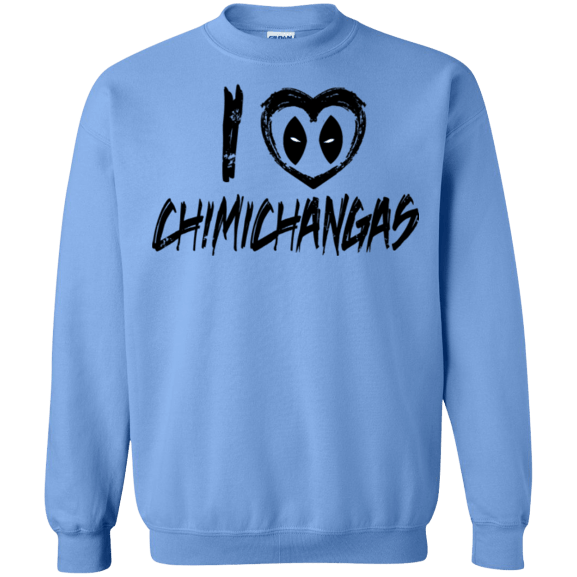 Sweatshirts Carolina Blue / Small I Love Chimichangas Crewneck Sweatshirt