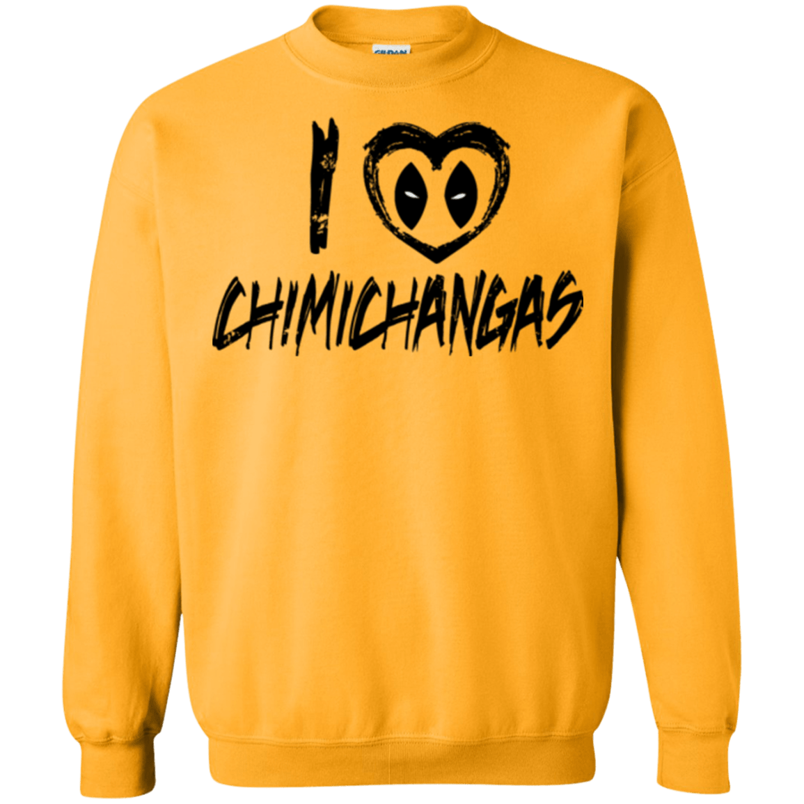 Sweatshirts Gold / Small I Love Chimichangas Crewneck Sweatshirt