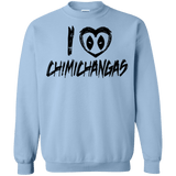 Sweatshirts Light Blue / Small I Love Chimichangas Crewneck Sweatshirt