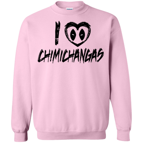 Sweatshirts Light Pink / Small I Love Chimichangas Crewneck Sweatshirt