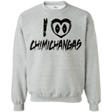 Sweatshirts Sport Grey / Small I Love Chimichangas Crewneck Sweatshirt