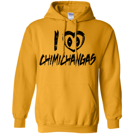 Sweatshirts Gold / Small I Love Chimichangas Pullover Hoodie