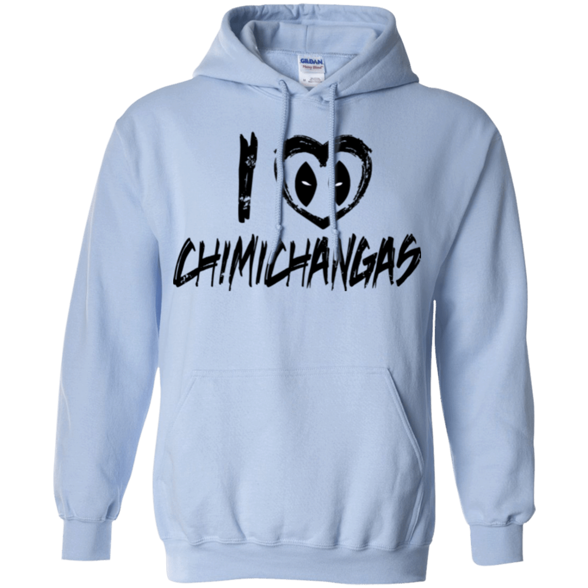 Sweatshirts Light Blue / Small I Love Chimichangas Pullover Hoodie